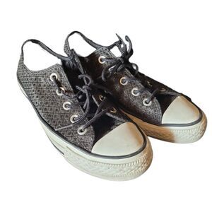 Converse Chuck Taylor's Womens size 6 Black Sparkle